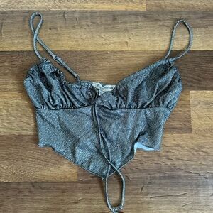 Urban Outfitters Glitter Crop Top